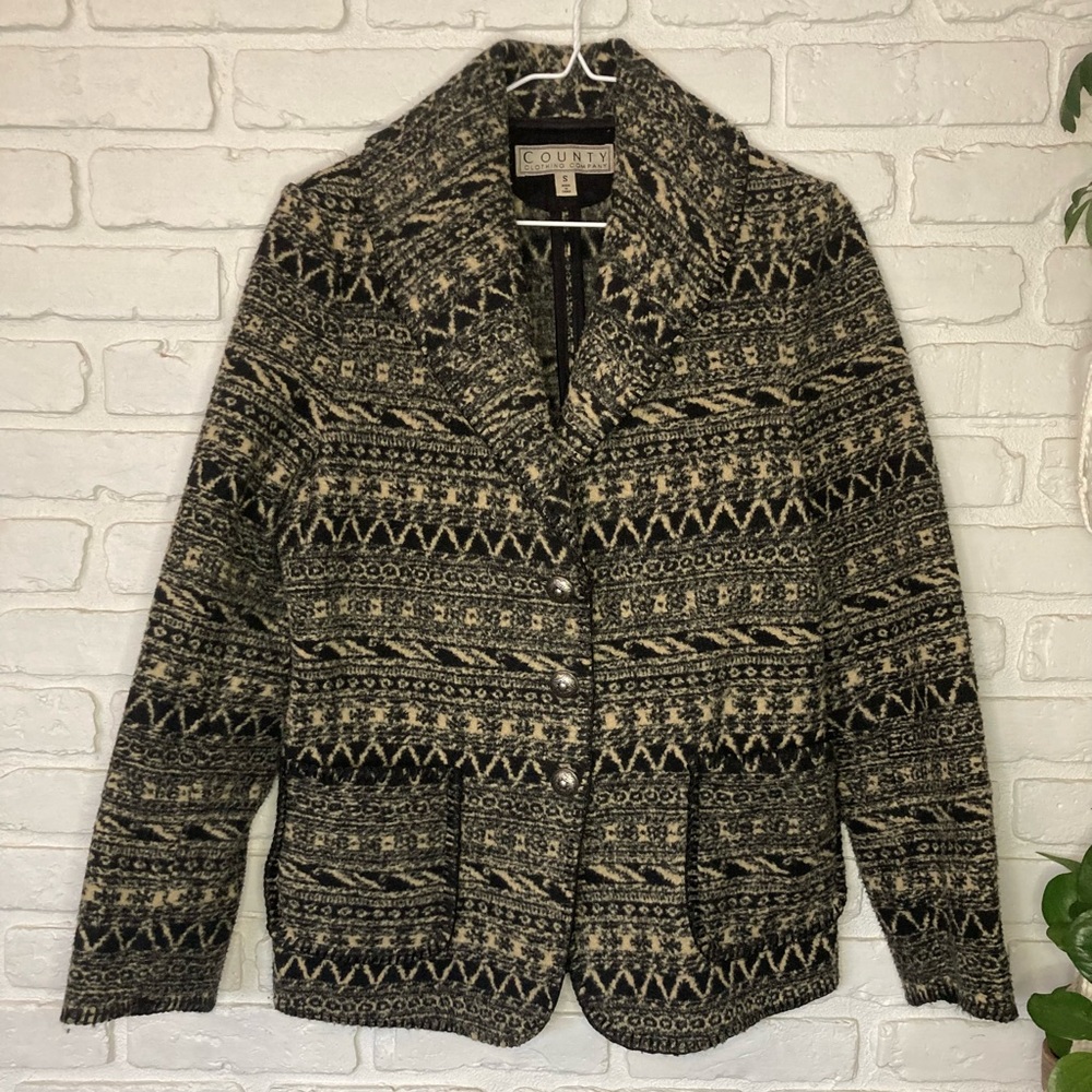 Vintage County Clothing Company Button Up Jacket Small‎